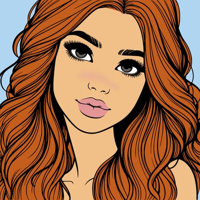 beautiful realistic girl