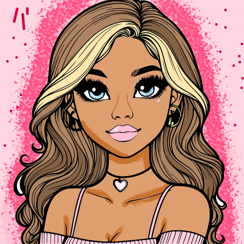 realistic pretty girl