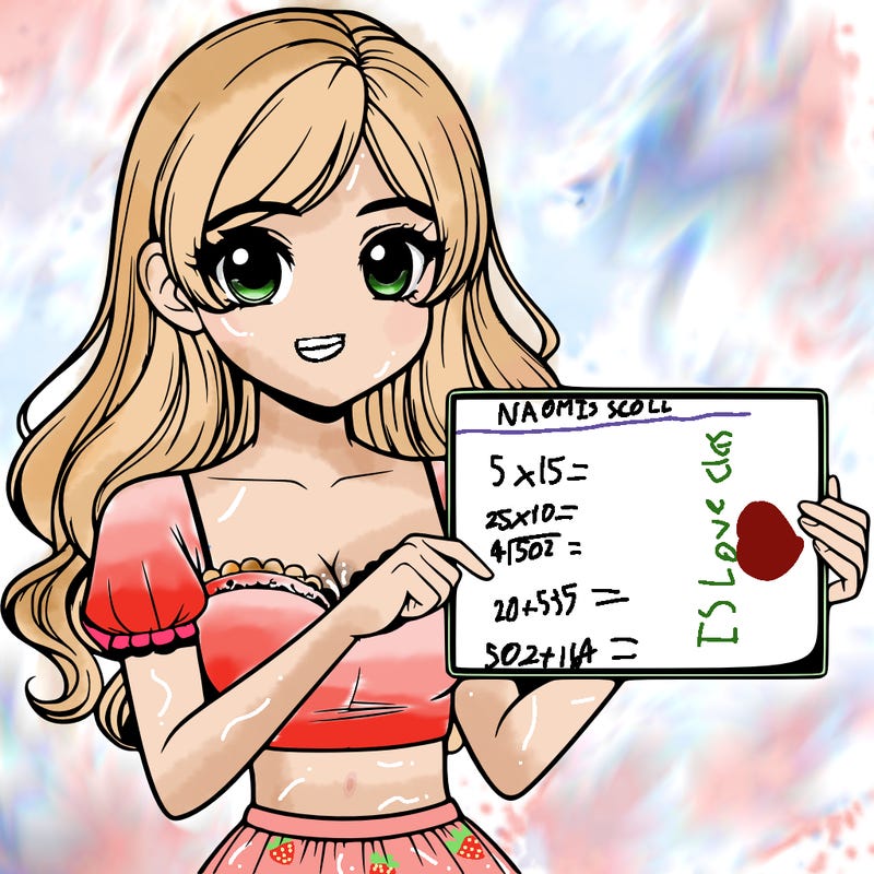 realistic pretty girl holding blank sign