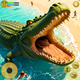 Crocodile Attack Wild Sim Game