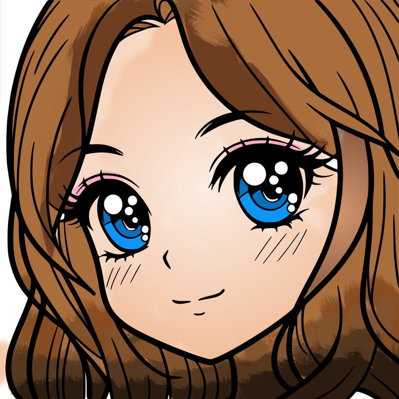 close up pretty girl face