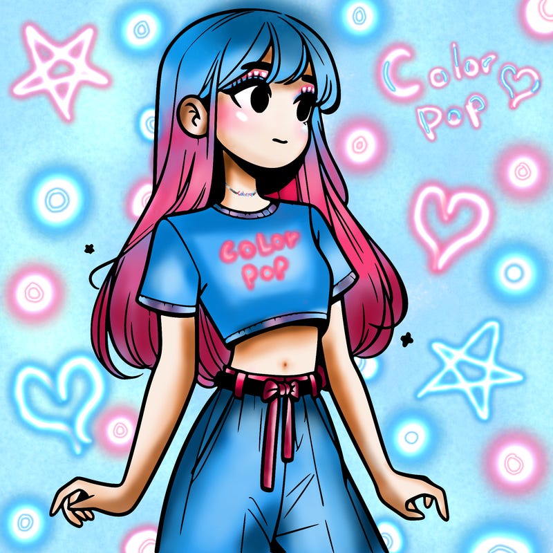 girl in a cute crop top