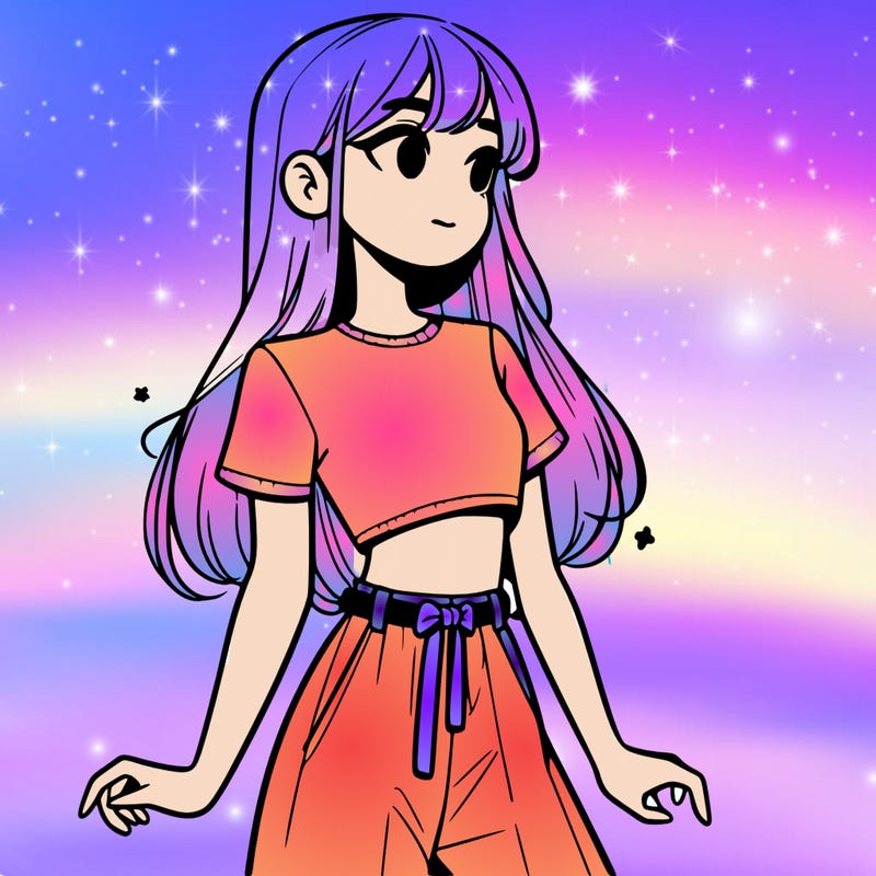 girl in a cute crop top