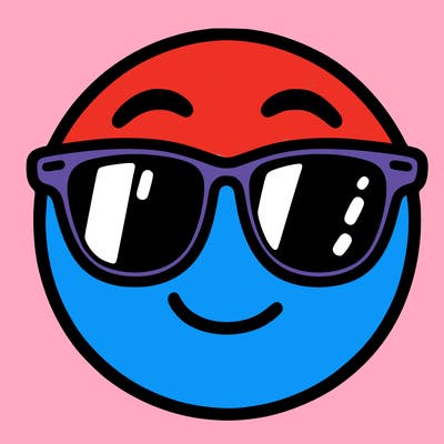 emoji with sunglasses