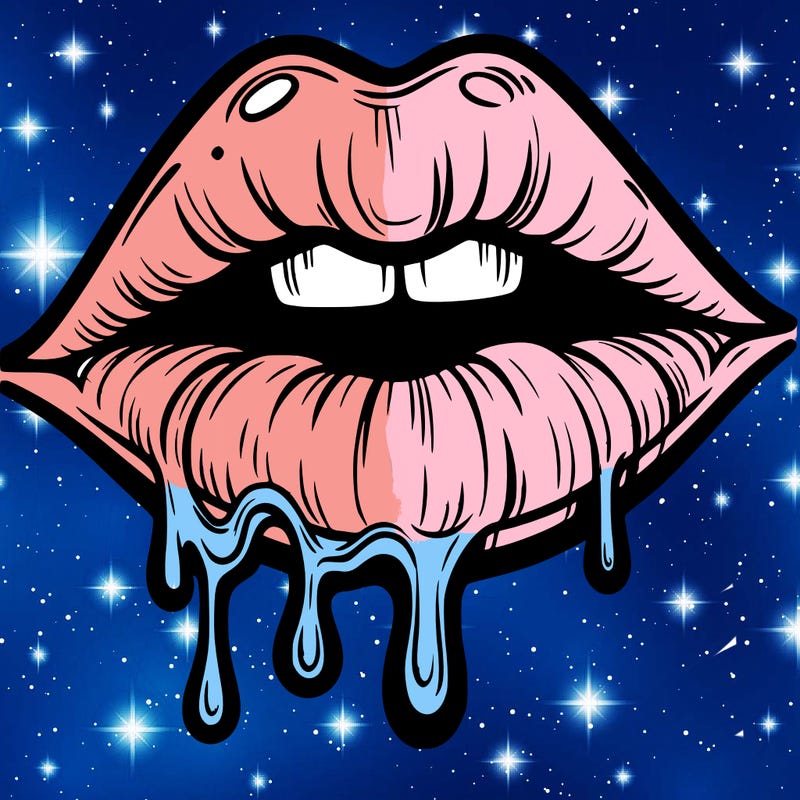 lips that look realistic and drip