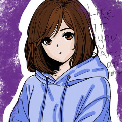 realistic girl with hoodie