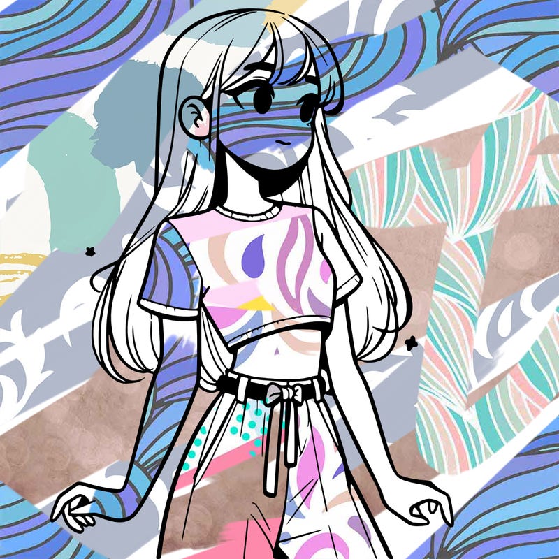 girl in a cute crop top