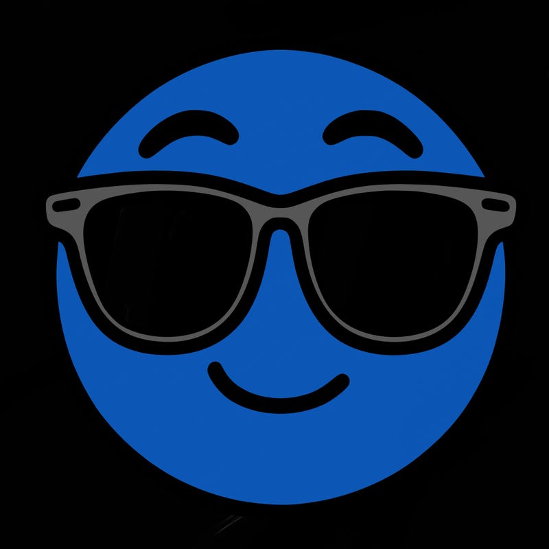 emoji with sunglasses