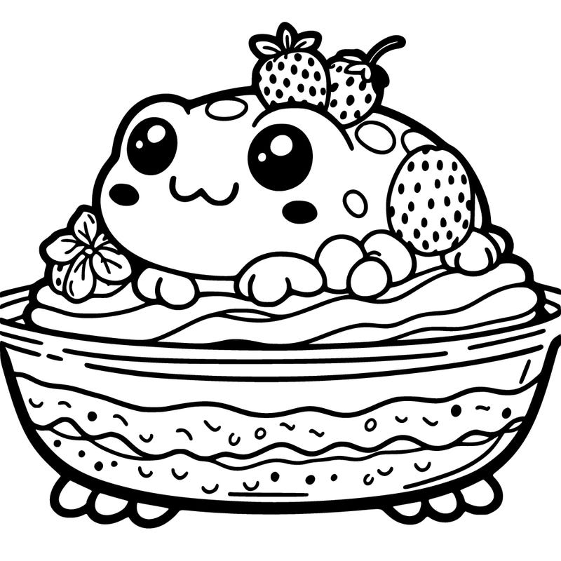dessert frog