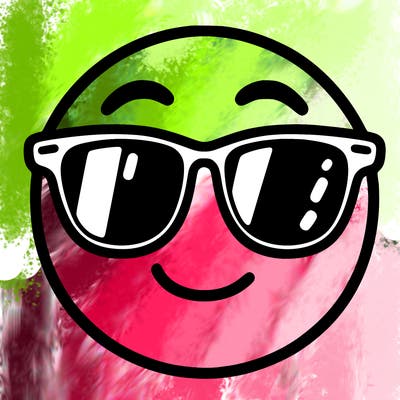 emoji with sunglasses