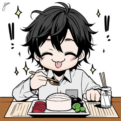 manga eating