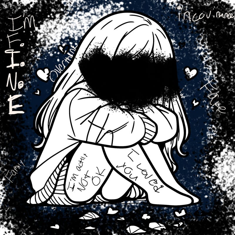 a girl after a breakup