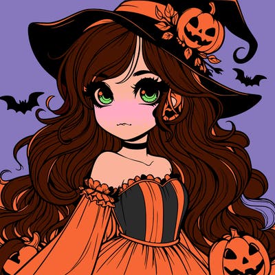 realistic girl halloween