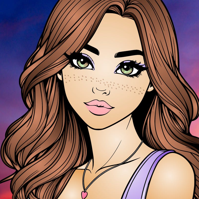 beautiful realistic girl