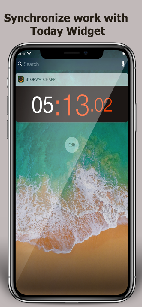 Stopwatch ٞ - Temporizador de la aplicación de cronómetro sincronizado con el Widget de Hoy del iPhone