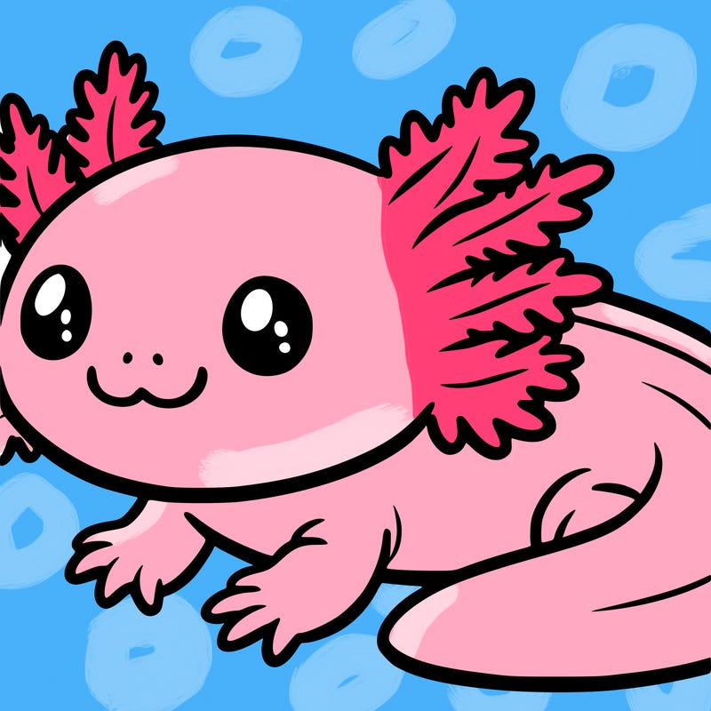 pink axolotl