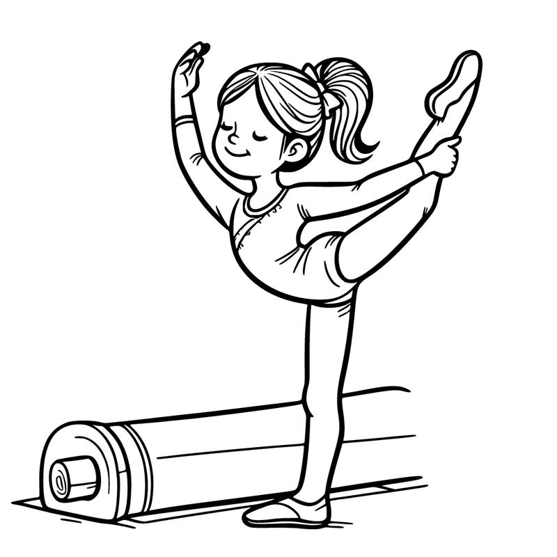 gymnastics girl