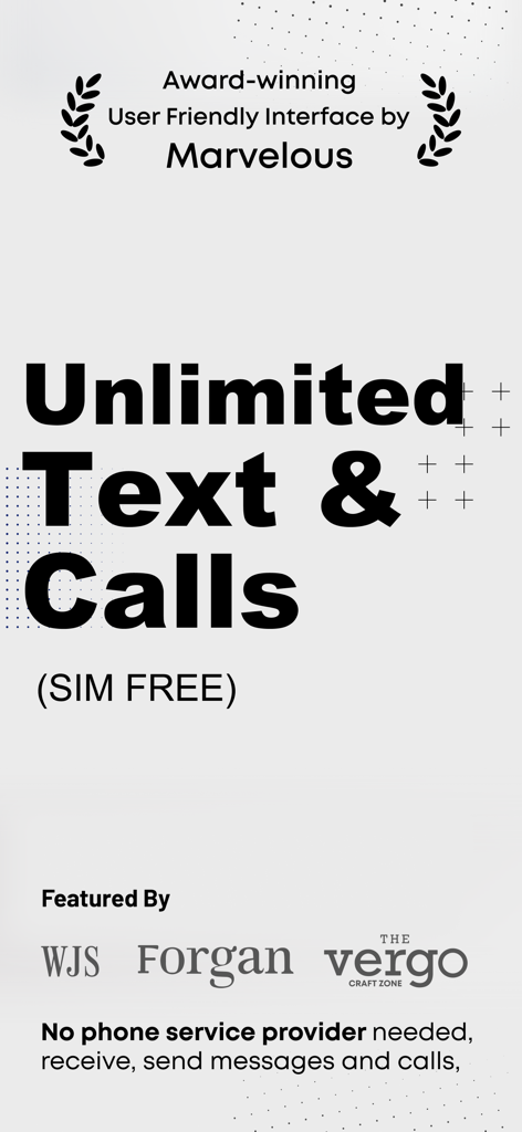 Second Phone Number DoCall 2nd - Anúncio do aplicativo DoCall para chamadas e mensagens ilimitadas sem chip