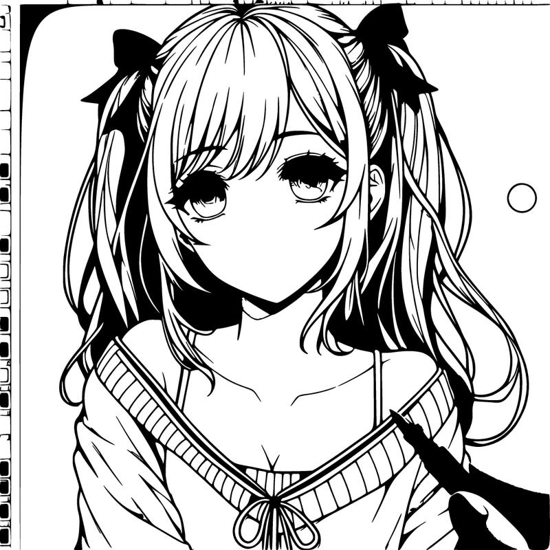 realistic anime girl