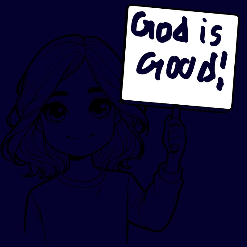 realistic girl holding up a sign