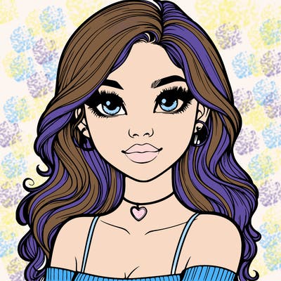 realistic pretty girl