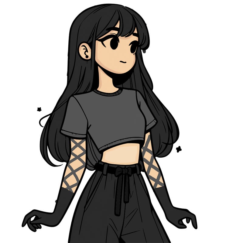 girl in a cute crop top