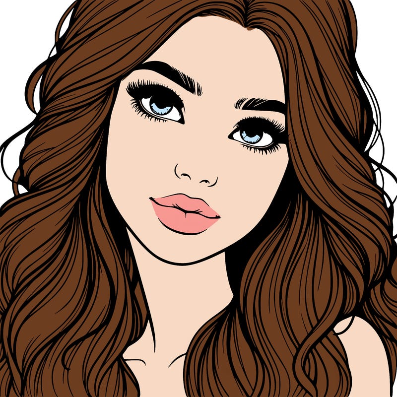 beautiful realistic girl