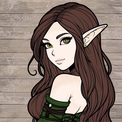 realistic girl elf