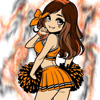 realistic cheerleader