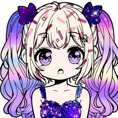 cute sweet anime girl