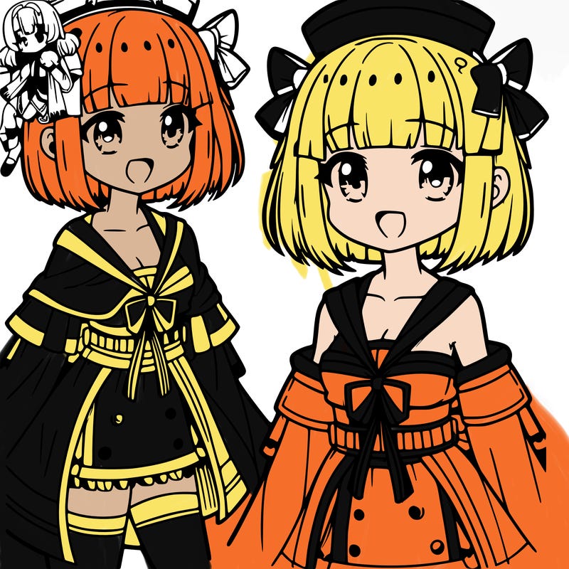 anime girl in costume