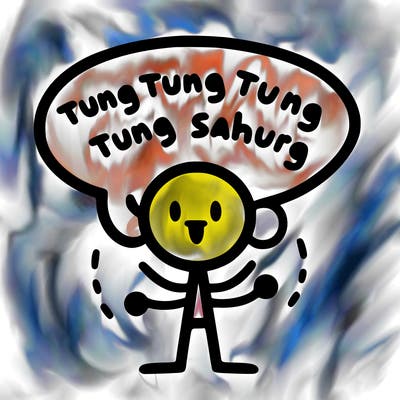 tung tung tung sahur stick man