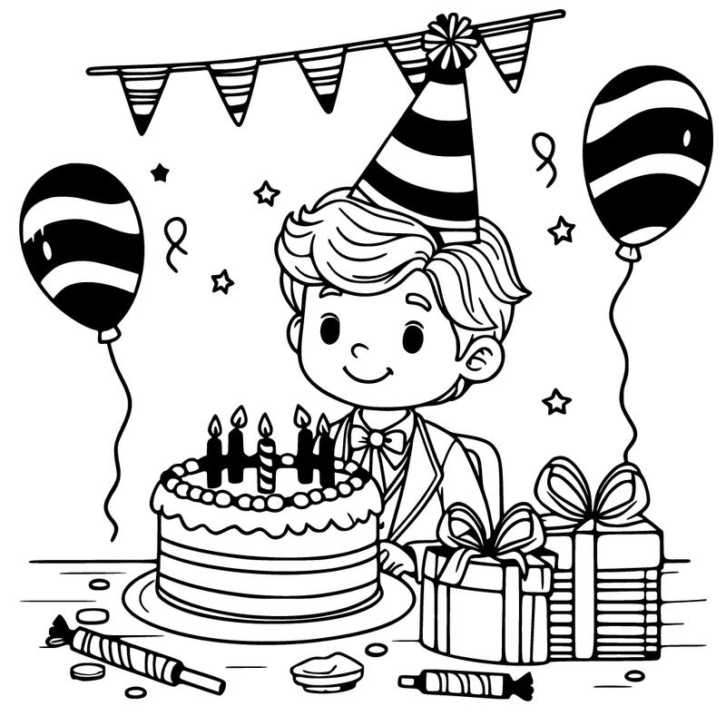 a realistic birthday for a boy