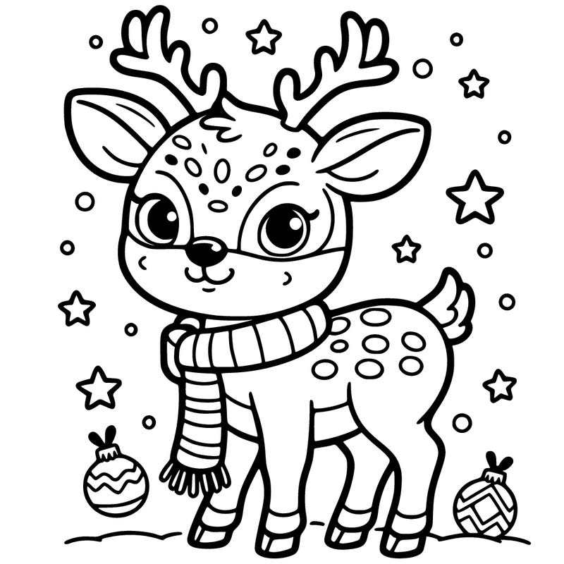deer christmas