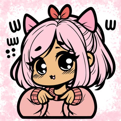 someone saying uwu , a girl is saying that