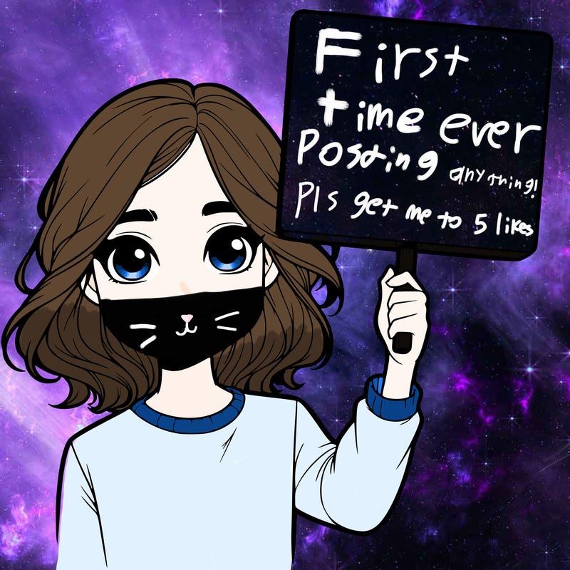 realistic girl holding up a sign