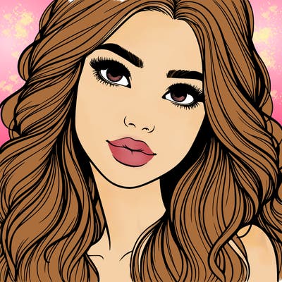 beautiful realistic girl