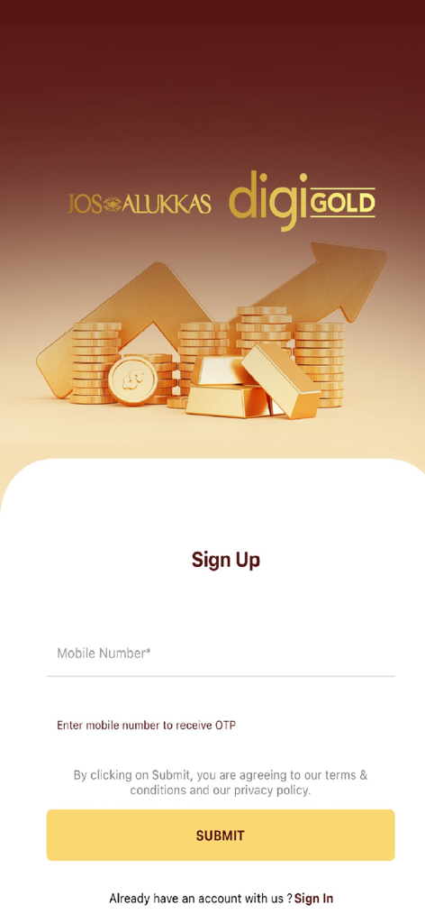 Jos Alukkas Digi Gold - Finance App | MWM