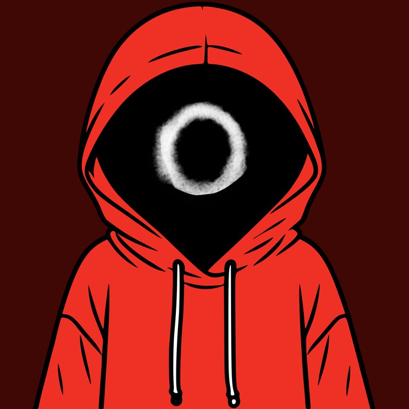 faceless girl in hoodie