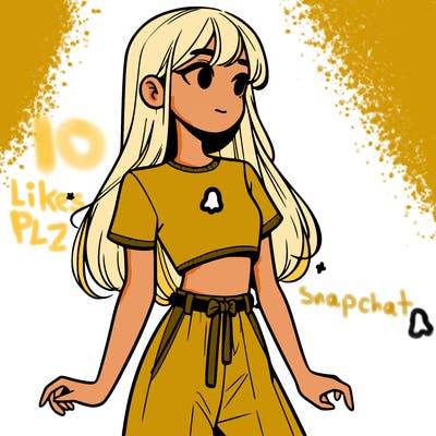 girl in a cute crop top