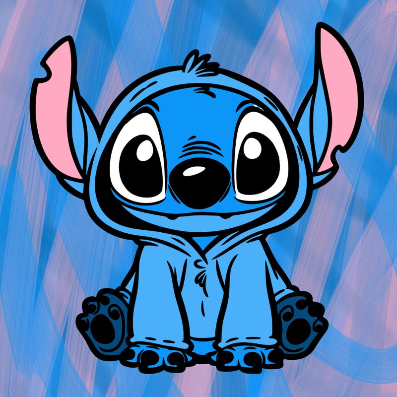 stitch in a dog costume