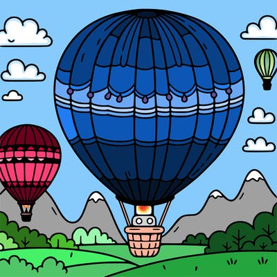 hot air balloon