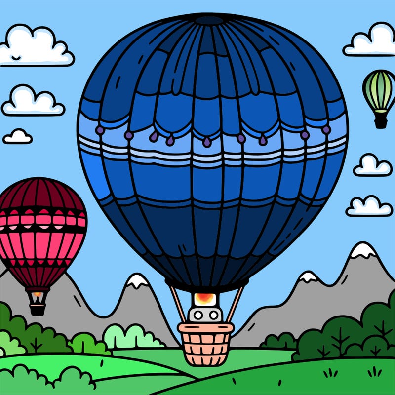 hot air balloon