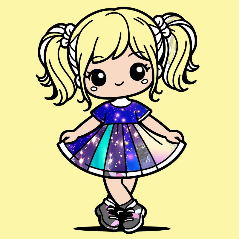 easy to draw little girl