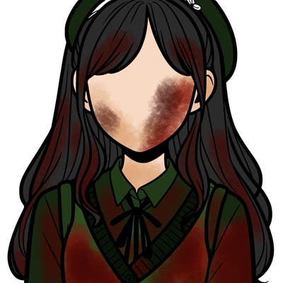 faceless preppy girl