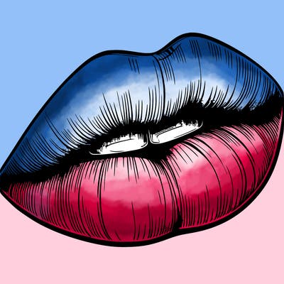 realistic lips