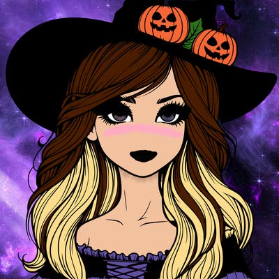 halloween realistic girl