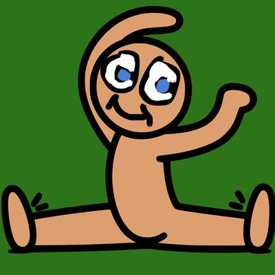 person doing the splits