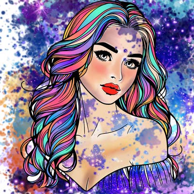 beautiful realistic girl