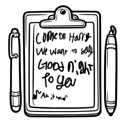 blank clip board with pen